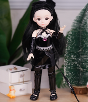 Poupée princesse à habiller DIY - Modèle miniature en plastique de 30 cm avec cheveux personnalisables - Coffret cadeau unisexe pour anniversaire