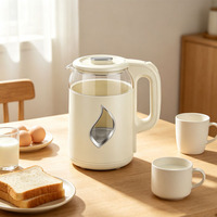 Bouilloire Électrique Domestique 1,5 L à Ébullition Rapide, Chauffe-Eau en Verre Durable, Appareils de Cuisine en Gros