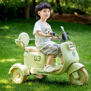 Электрический мотоцикл для детей, трехколесный детский электромобиль с аккумулятором 12В, детский мотоцикл на аккумуляторе - Product Image 2