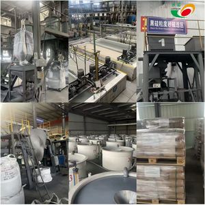 SIC Manufacture fournit directement de la poudre de carbure de silicium <span class=keywords><strong>noir</strong></span>, granulométrie F80 F90 F100 F120, teneur de 98,5 %. - Product Image 5