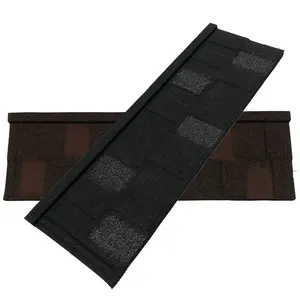 Roof tiles 0.4mm stone coated roofing tile metal asphalt shingles roof tile from China
