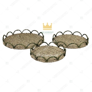 Grand panier en osier artisanal écologique portable, tissé, rectangulaire, avec poignées à fentes, disponible en plusieurs designs et tailles - Product Image 5