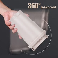 Nueva Taza de Viaje de Acero Inoxidable de 450 ml, Diseño Bonito, Taza Térmica para Café con Asa, Vasos para Todo Tipo de Café