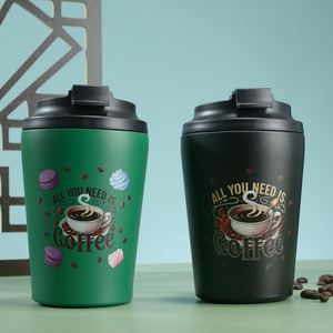 Vaso Térmico de Acero Inoxidable con Aislamiento de Doble Pared para Café, con Logotipo Personalizado, Mantiene Bebidas Frías o Calientes, Forma de Molde, Regalo para el Hogar - Product Image 3