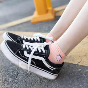 Wholesale Fashion Women High Quality Solid Color Cartoon Pineapple Banana Peach <strong>Orange</strong> Avocado Cotton <strong>Socks</strong> Women Ankle <strong>Socks</strong> - Product Image 6