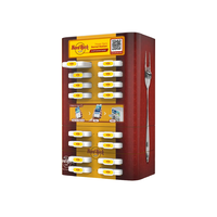 Station de location de batteries externes Y2Power NEO 8A (avec 8 batteries externes) – Distributeur automatique de batteries externes avec code QR rétroéclairé et connectivité 4G IoT