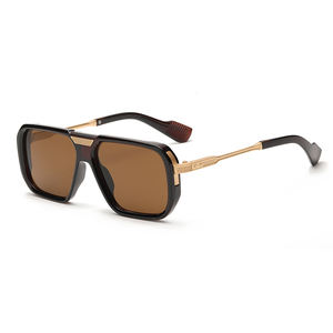 Lunettes <span class=keywords><strong>de</strong></span> <span class=keywords><strong>soleil</strong></span> tendance surdimensionnées rétro <span class=keywords><strong>de</strong></span> pilote, avec logo personnalisé, pour le cyclisme, la conduite et le sport, protection UV400, pour hommes et femmes - Product Image 6