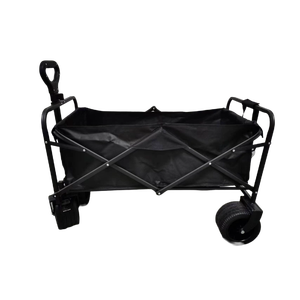 लोड क्षमता 170lbs पोर्टेबल ढहने योग्य आउटडोर गार्डन पिकनिक बड़ा व्हील फोल्डिंग वैगन कार्ट कैंपिंग के लिए - Product Image 1