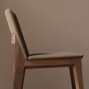 Madeira maciça luxuosa do projeto nórdico que janta a mobília moderna do escritório home da cadeira para o material confortável do couro do uso da cozinha da escola - Product Image 3