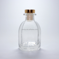 Flacon en Verre de Luxe Vide de 150 ml pour Diffuseur à Bâtonnets avec Bouchon et Bâtonnets Aromatiques
