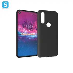 Matte pudding tpu soft case for Motorola Moto One Action back cover