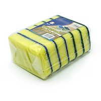Foamstar Lot de 6 éponge de nettoyage de vaisselle haute densité pour la cuisine Éponge à récurer double face pour la maison