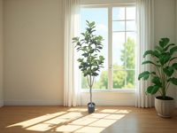 Modèle neuf d'usine Ficus Lyrata Bonsaï Arbre artificiel Ficus lyrata et décoration de jardin en PU et plastique en vente