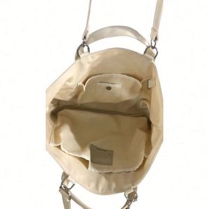 Grand sac fourre-tout en toile multi-poches pour femme, sac à bandoulière, pochette pour ordinateur portable, sac à main - Product Image 3