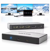 Base de Conexión Universal WAVLINK WL-UG7701 USB-A USB-C para Laptop, Pantalla Triple 4K