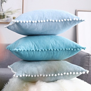 Luxurious Nordic Soft Hair Ball Pillow Case Decorative Cushion Cover - Product Image 3