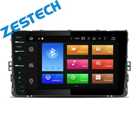 ZESTECH Android 7 Zoll 9 Zoll 8GB 128GB Carplay 8 Core Stereo Dash Multimedia Navi Autoradio Radio für VW POLO 2018