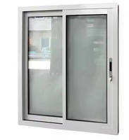 Fenêtres coulissantes design Upvc à double vitrage Fenêtre coulissante en pvc