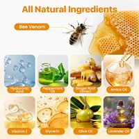 Crème à l'extrait d'abeille et d'herbes 100g Formule végétale naturelle Technologie transdermique moderne Certifiée ISO Nourrissante Apaisante Confort