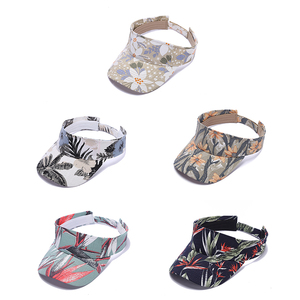 Visera deportiva con estampado de Top vacío para mujer, sombrero para el sol al aire libre, barato, venta al por mayor - Product Image 6