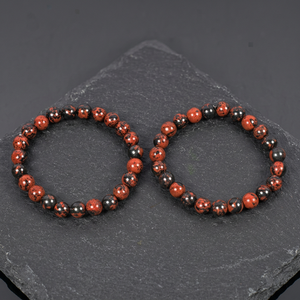 Fournisseur de pendentifs sculptés en obsidienne mahogany, pierres de cristal, cercle d'énergie Reiki, provenant du Gujarat, en vente - Product Image 3