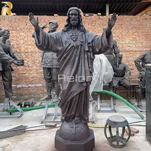 Estatua de Jesucristo de Bronce Grande Personalizada RELONG en Venta - Product Image 2