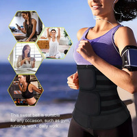 Entrenador de cintura Cincher negro tamaño grande látex doble cinturón cremallera Sauna adelgazamiento mujeres cintura entrenador corsé moldeadores