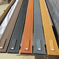 Planches de terrasse en composite de couleur personnalisée, plancher de terrasse en composite pour extérieur, 140*25mm