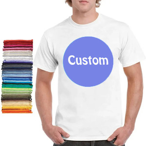 Envío Gratis, Camisetas Personalizadas Unisex <span class=keywords><strong>de</strong></span> <span class=keywords><strong>Manga</strong></span> Corta, Tejidas, 180g, para Impresión Digital, Venta al Por Mayor, Blancas - Product Image 1