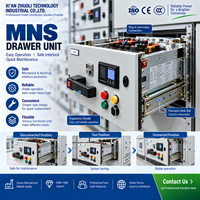 Armoire de distribution d'énergie extractible ZHUOLI MNS 400V 690V, tableau de commande électrique MCC pour système d'alimentation industriel