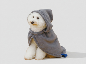 Peignoir de bain antibactérien doux de haute qualité pour chiens et chats, idéal pour le nettoyage et le toilettage - Product Image 6