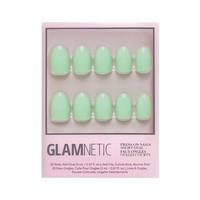 Vente en gros de marque privée, 30 pièces, ongles ronds brillants recyclés pour les consommateurs, kit d'ongles à presser réutilisables