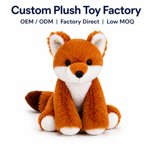 Pabrik Mainan Boneka Plush Custom OEM ODM Desain Boneka Plushie Lembut Personalisasi Anda Sendiri Grosir MOQ Rendah - Product Image 1