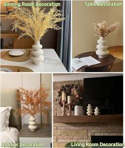 Jarrones de Vidrio Modernos y Sencillos al por Mayor, Arreglos Florales para Sala de Estar, Jarrones Pequeños Decorativos Hechos a Mano y Ecológicos para Mesa - Product Image 4