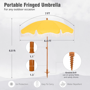 Sombrilla Plegable de Diseño Moderno para Patio, con <span class=keywords><strong>Base</strong></span> para Piscina, Bodas, Jardín, Playa, Precio de Fábrica - Product Image 4