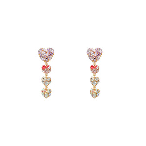 Boucles d'oreilles longues en forme <span class=keywords><strong>de</strong></span> pompon, style luxe <span class=keywords><strong>l</strong></span>éger, couleur violet diamant, tendance, personnalité, <span class=keywords><strong>éloge</strong></span>s - Product Image 5