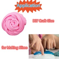 Pegamento para Manualidades WBG No Tóxico, Pegamento Escolar PVA Multiusos, Pegamento Líquido Blanco Transparente para Hacer Slime