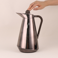Nouvelle conception, pot thermique vintage arabe de 1000 ml, thermos isolé sous vide, cafetière