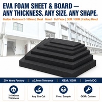 Plaque de mousse EVA sur mesure, épaisseur personnalisable, matériau EVA flexible et résistant pour l'emballage, la protection et l'amortissement.