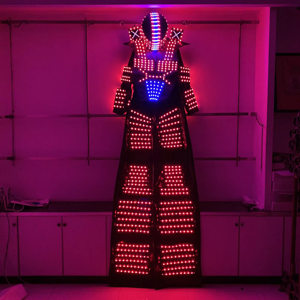 Funtoys-Lampe LED RVB clignotante pour costumes de robot avec casque, inspirée de Kryoman et David <span class=keywords><strong>Guetta</strong></span>. - Product Image 2