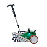 Machine de soudage automatique à air chaud LC3000C pour bâches PVC, machine de raccordement de bâches flexibles pour tissus jet d'encre, sans colle