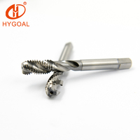 HYGOAL Trousseaux de taraudage spirale professionnels pour usinage CNC, taraudage de trous profonds, matériaux à haute teneur en fibres, contrôle des copeaux M6 M8 M10