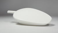 Bassin médical de haute qualité pour selles - Conception ergonomique facile à nettoyer avec couvercle - Idéal pour les soins aux personnes âgées PMEDFIDUSPWH