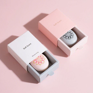 <strong>Custom</strong> Biodegradable Luxury Gift Cardboard Drawer <strong>Soap</strong> Paper Box Handmade Craft <strong>with</strong> Embossed <strong>Logo</strong> Packaging Sponge Liner Type - Product Image 2