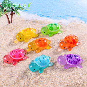 weij Micro-paisaje Luminoso en la Oscuridad, Tortuga de Buena Suerte y Prosperidad, Decoración DIY, Bolsa Sorpresa, Accesorios a Juego para Escritorio y Coche - Product Image 3