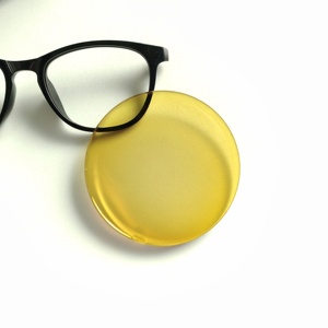 1.56 notte vedendo lente di guida gialla lente ottica a colori visione singola per la guida - Product Image 3