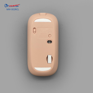 Ratón Inalámbrico Delgado MW-002RCL-Rosa de 2.4G y Bluetooth para Oficina, Recargable Tipo C, con Retroiluminación LED, Artículos en Stock Sin Logotipo - Product Image 6