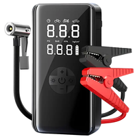 Démarreur de voiture portable, courant de démarrage 400A, gonfleur de pneus à charge rapide 18W, batterie externe d'urgence automobile