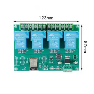 New And Hot DC7-28/5V 30A Quad ESP8266 WIFI Relay Module ESP12F Development Board