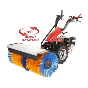 Mini Tractor Agrícola de Dos Ruedas con Barredora Eléctrica para Barrer Residuos, Nieve/Hielo, Césped, Agua, Techos, etc., con Certificación CE - Product Image 1